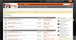 Desktop Screenshot of gundamforums.com